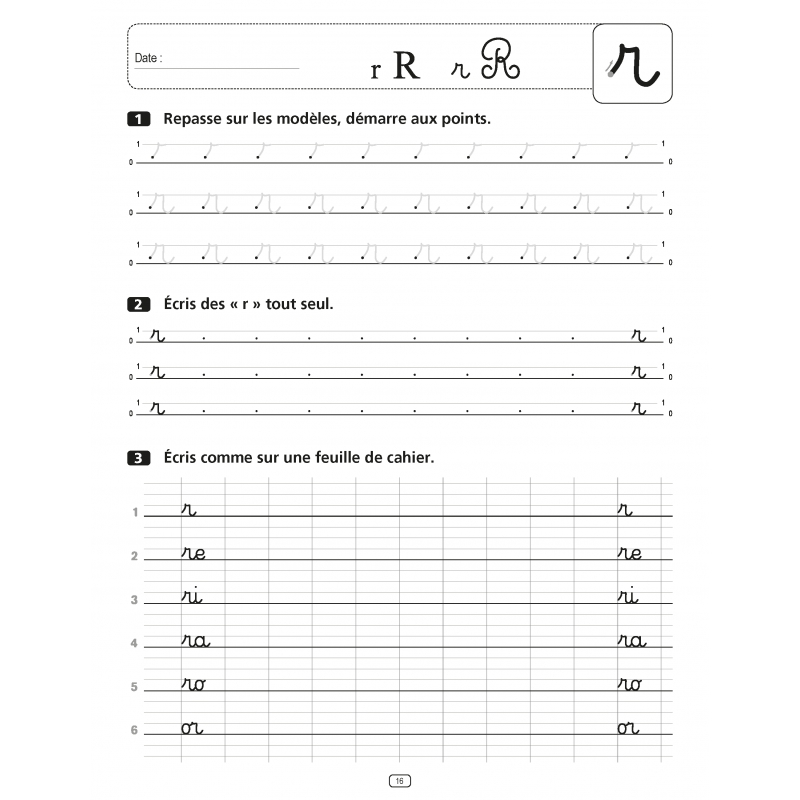 Cahier décriture CP