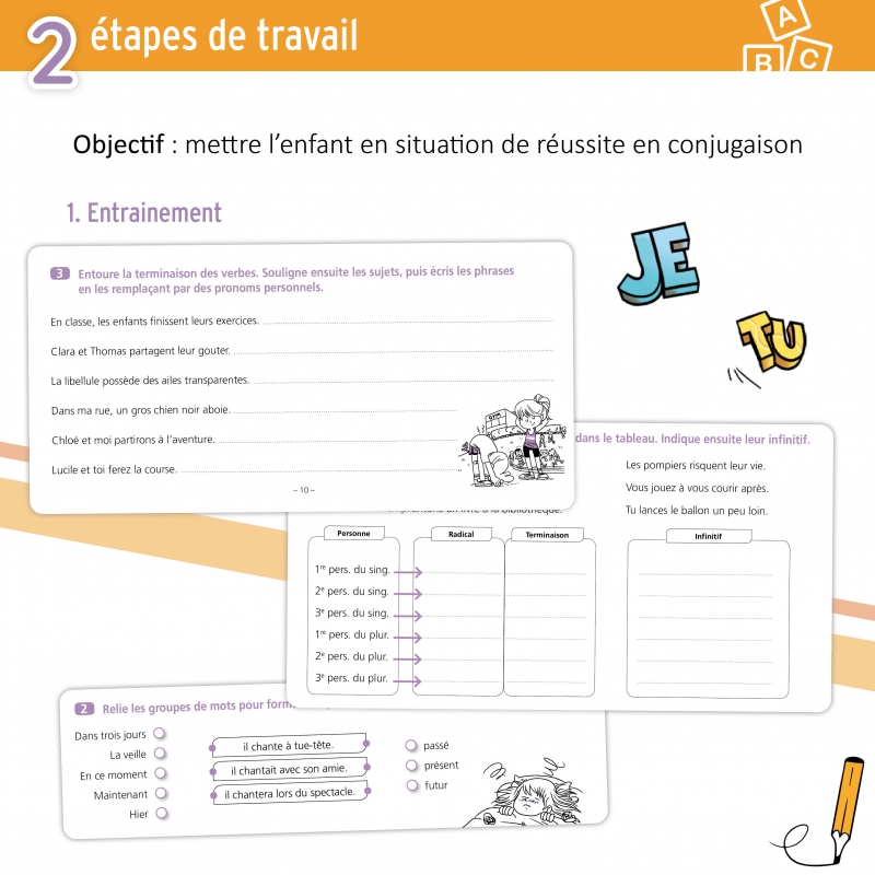 Je réussis en conjugaison au CM1