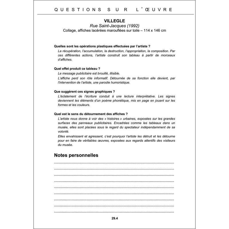 Exemple de fiche