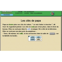 LOGICIEL LECTHÈME DE LA LECTURE À L'ÉCRITURE CM