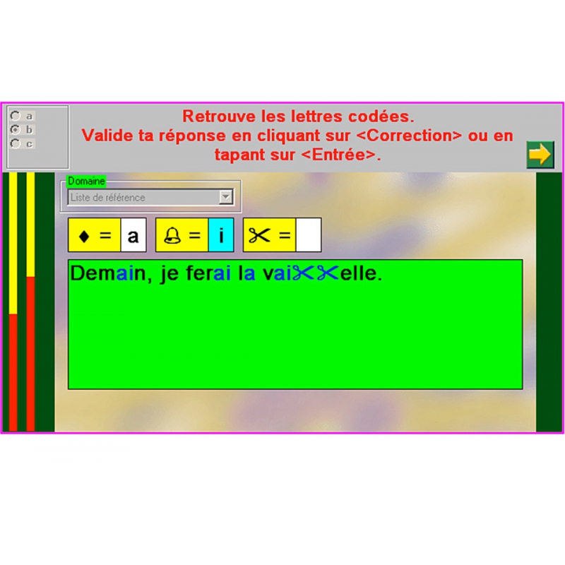 Exercice Lettres codées Exercice Lettres codées