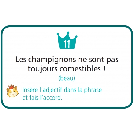Carte " Le bon accord " Ressources pédagogiques – Outils pour professeurs des écoles – CP-CM2 – JOCATOP Carte " Le bon accord " Ressources pédagogiques – Outils pour professeurs des écoles – CP-CM2 – JOCATOP