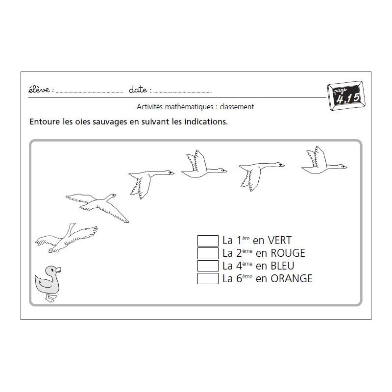 Exemple de fiche "Activité mathématique" Exemple de fiche "Activité mathématique"