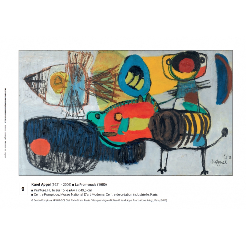 Présentation de l'oeuvreEnsemble pédagogique – Pratiques artistiques – Maternelle (PS, MS, GS) – JOCATOP