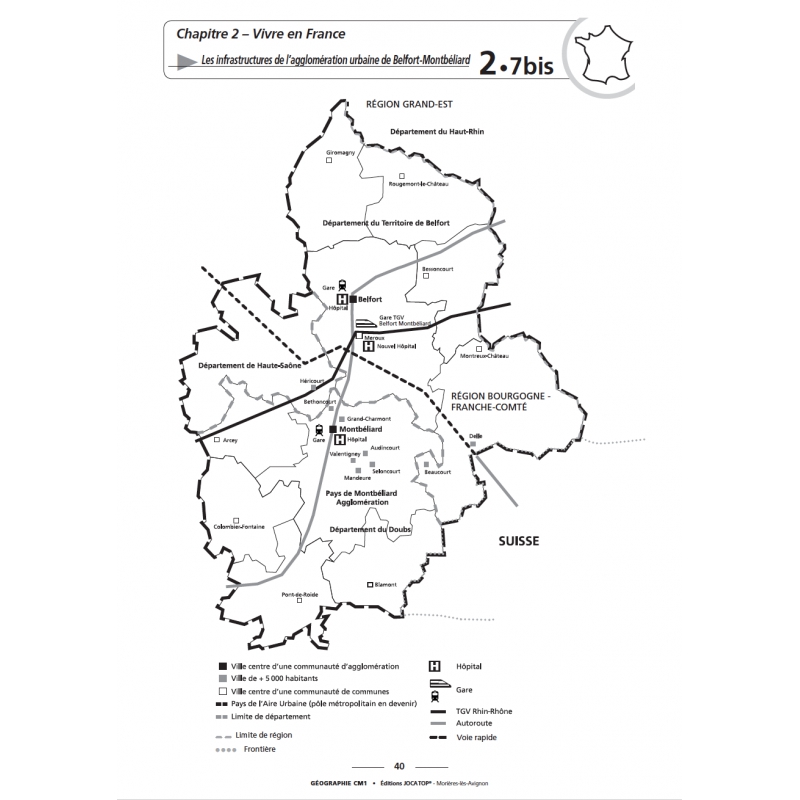 Extrait du fichier Enseigner la géographie – Géographie – CM1 – Mallette pédagogique PE – JOCATOP Extrait du fichier Enseigner la géographie – Géographie – CM1 – Mallette pédagogique PE – JOCATOP