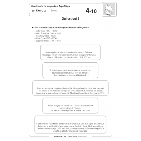 Histoire – CM1 CM2 – Dossier pédagogique – Pédagogie innovante – JOCATOP Histoire – CM1 CM2 – Dossier pédagogique – Pédagogie innovante – JOCATOP
