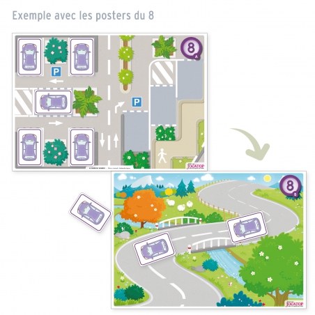 Le chemin des nombres – Questionner le monde – Maternelle (MS-GS) – Jeu pédagogique – JOCATOP Le chemin des nombres – Questionner le monde – Maternelle (MS-GS) – Jeu pédagogique – JOCATOP
