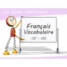 Les Leçons Numériques de Français • Vocabulaire