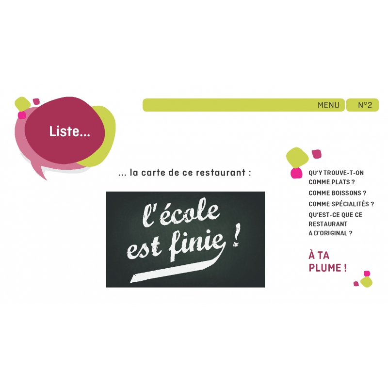 Expression écrite – Français – CM1/CM2 – Boîte à outils pédagogique – JOCATOP Expression écrite – Français – CM1/CM2 – Boîte à outils pédagogique – JOCATOP