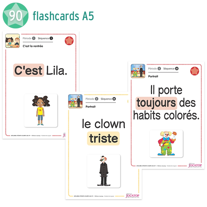 Production d’écrits – Français – CP – Ateliers d’écrits courts – Mallette pédagogique – JOCATOP Production d’écrits – Français – CP – Ateliers d’écrits courts – Mallette pédagogique – JOCATOP