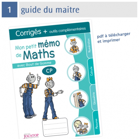 Mon petit mémo de Maths CP avec Bout de Gomme
