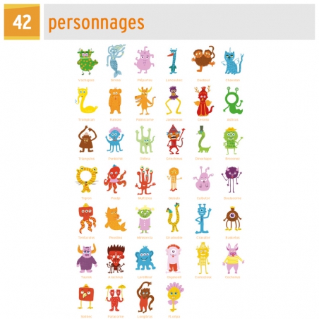 Les Monstrocools • Jeux pour développer de langage descriptif Les Monstrocools • Jeux pour développer de langage descriptif
