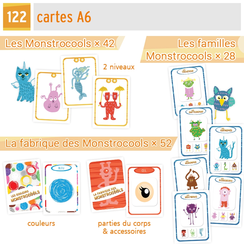 Les Monstrocools • Jeux pour développer de langage descriptif Les Monstrocools • Jeux pour développer de langage descriptif