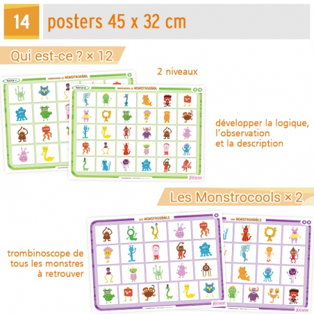 Les Monstrocools • Jeux pour développer de langage descriptif Les Monstrocools • Jeux pour développer de langage descriptif