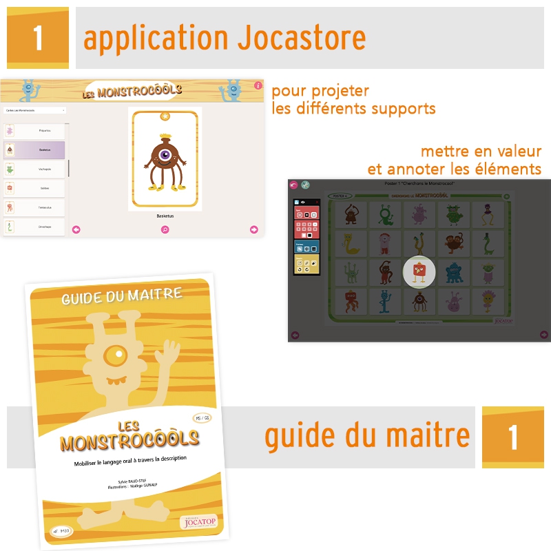 Les Monstrocools • Jeux pour développer de langage descriptif Les Monstrocools • Jeux pour développer de langage descriptif