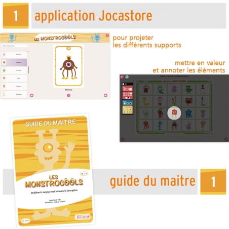 Les Monstrocools • Jeux pour développer de langage descriptif Les Monstrocools • Jeux pour développer de langage descriptif