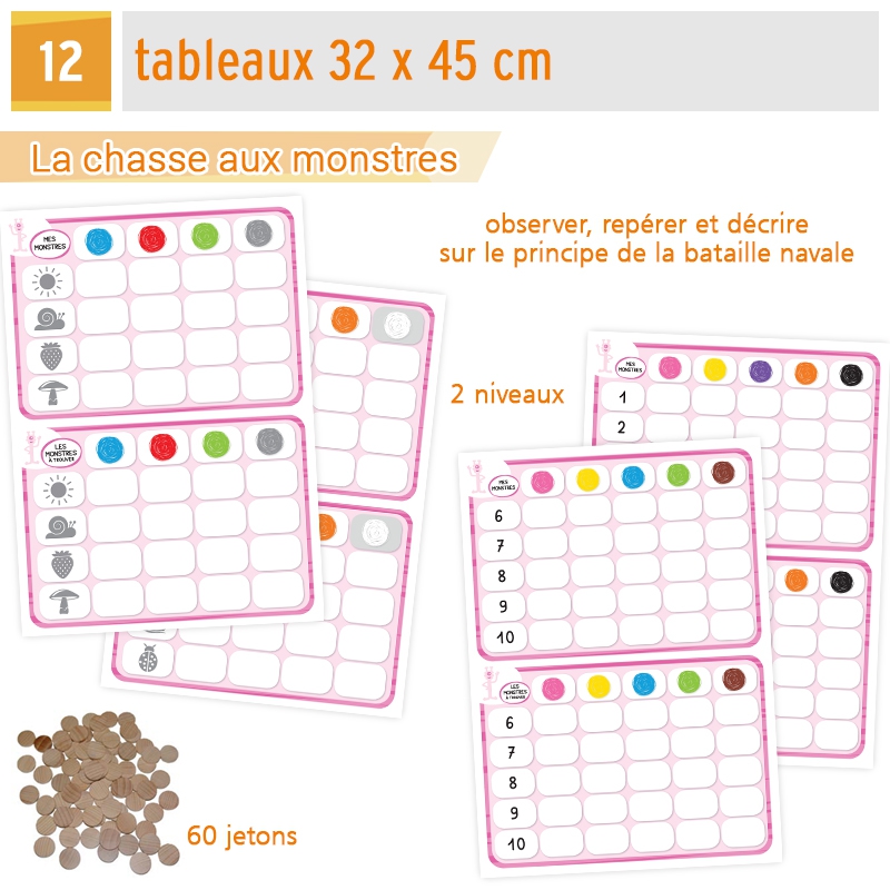 Les Monstrocools • Jeux pour développer de langage descriptif Les Monstrocools • Jeux pour développer de langage descriptif
