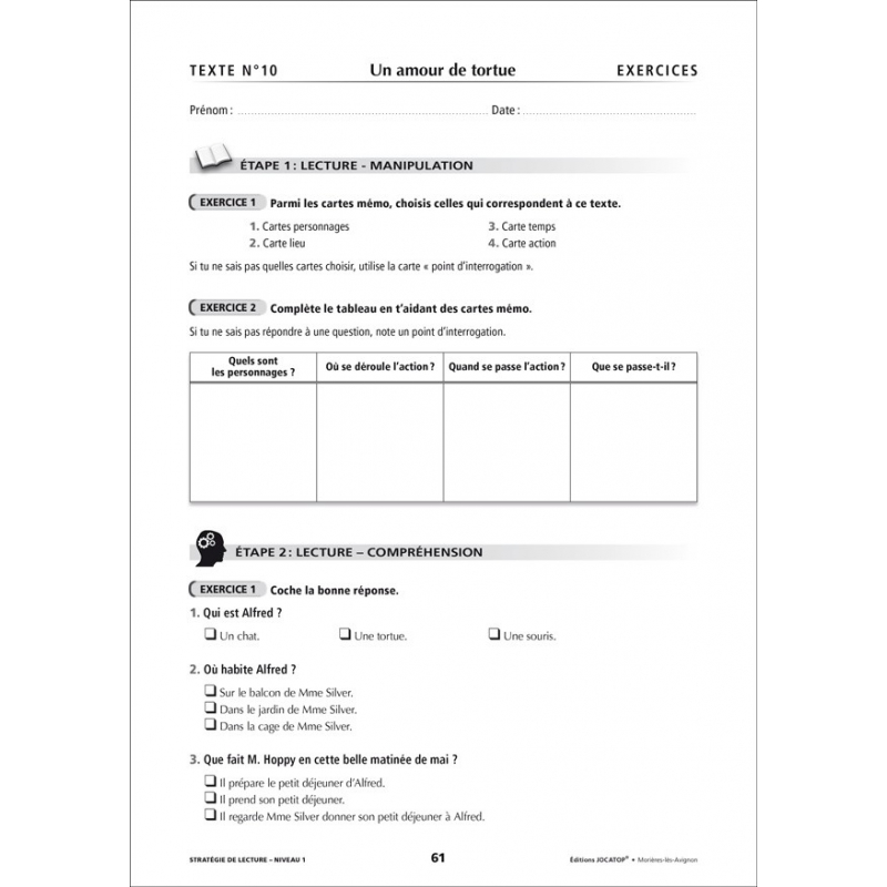 Exemple de fiche