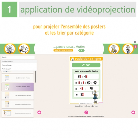 Les posters-mémos de Maths CE2 avec Bout de Gomme