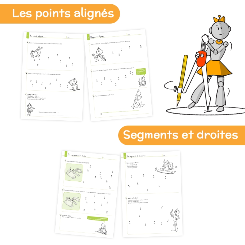 Je réussis en géométrie au CE2