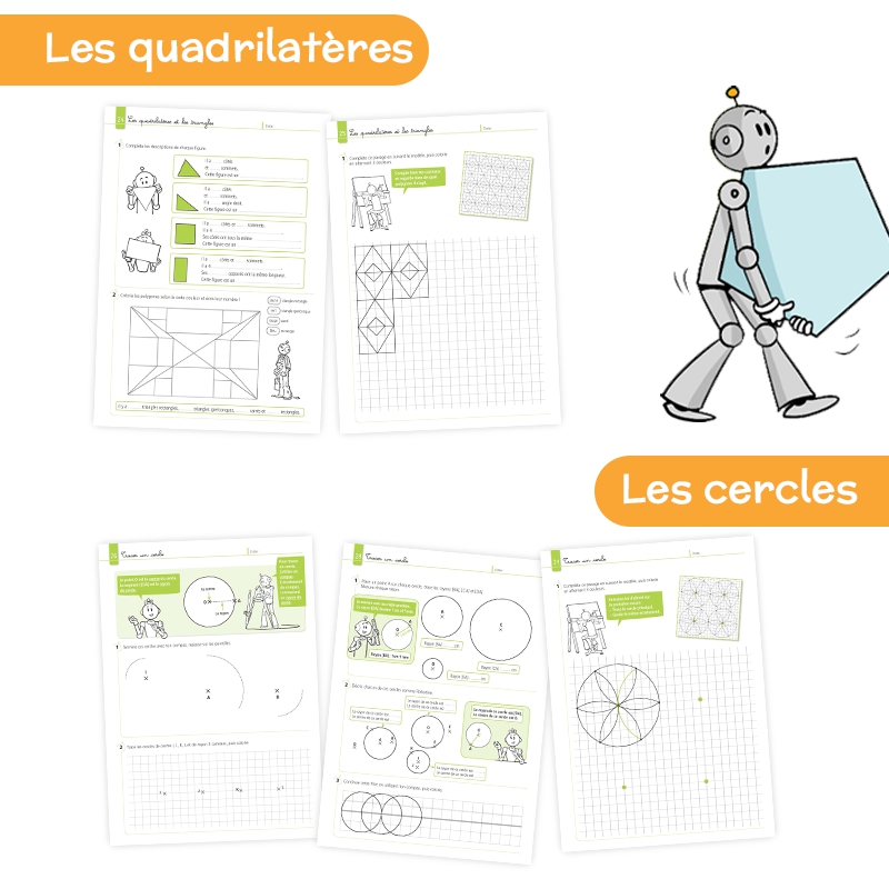 Je réussis en géométrie au CE2