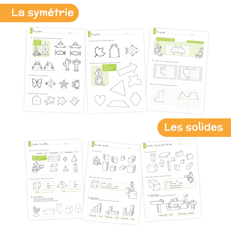 Je réussis en géométrie au CE2