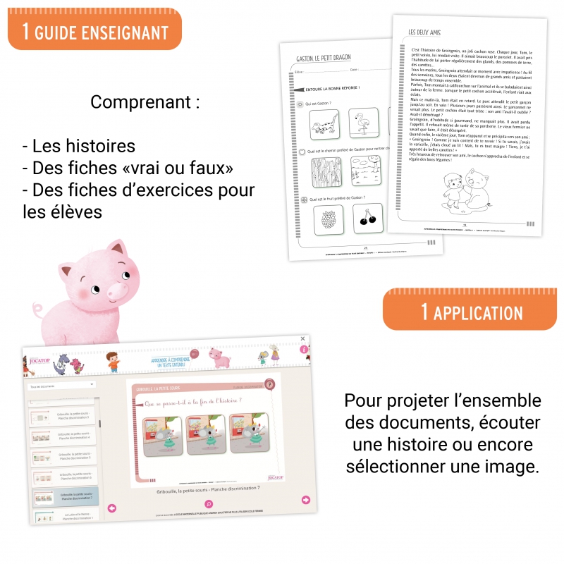 Apprendre à comprendre un texte entendu • Niveau 1