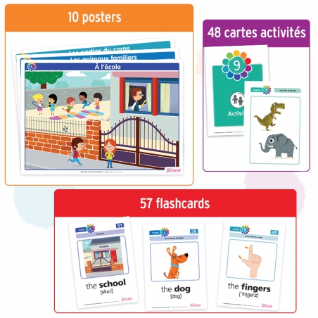 Découvrir l’anglais en maternelle – Kit pédagogique anglais – Cycle 1 – JOCATOP Découvrir l’anglais en maternelle – Kit pédagogique anglais – Cycle 1 – JOCATOP