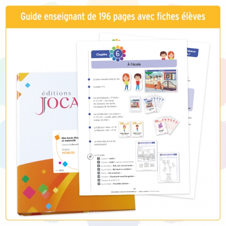 Découvrir l’anglais en maternelle – Kit pédagogique anglais – Cycle 1 – JOCATOP Découvrir l’anglais en maternelle – Kit pédagogique anglais – Cycle 1 – JOCATOP