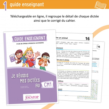 Je réussis mes dictées au CM1