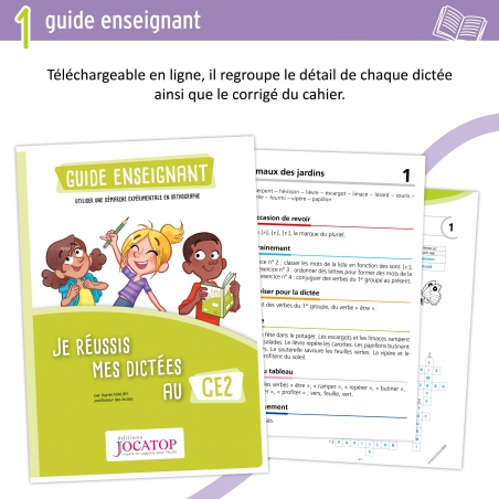 Je réussis mes dictées au CE2