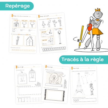 Je réussis en géométrie au CE1