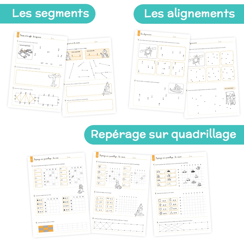 Je réussis en géométrie au CE1