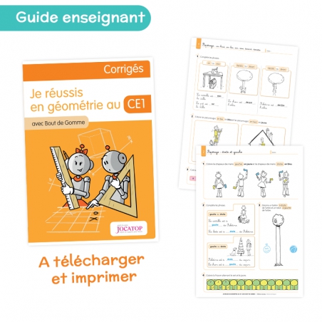 Je réussis en géométrie au CE1
