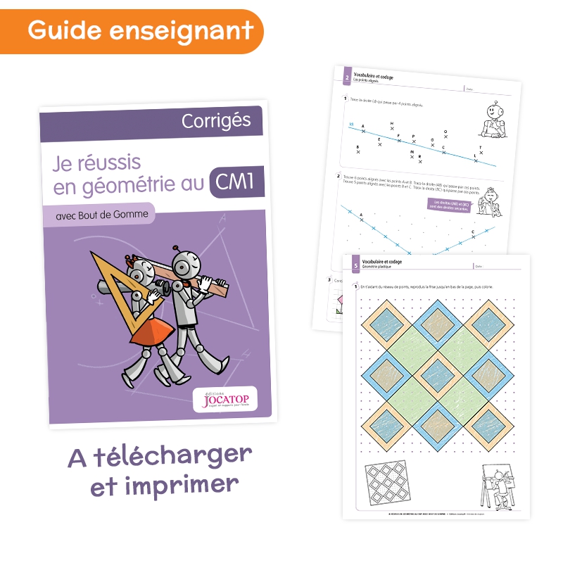 Je Réussis En Géométrie Cm1