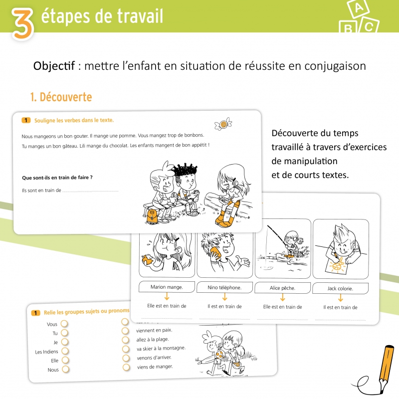 Je réussis en conjugaison au CE1