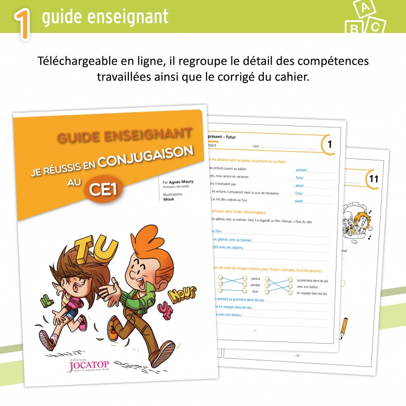 Je réussis en conjugaison au CE1