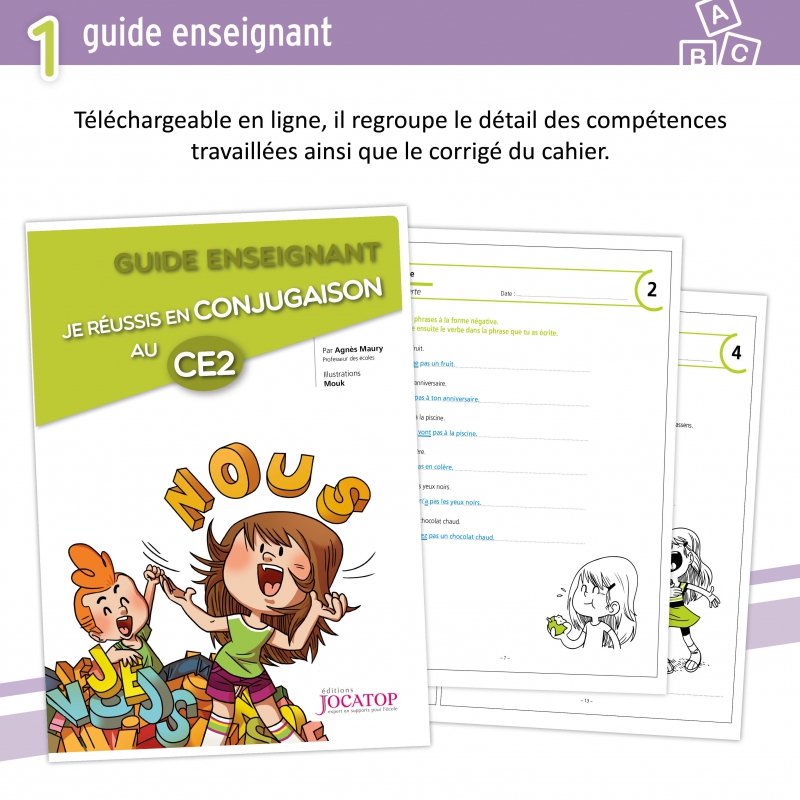 Je réussis en conjugaison au CE2