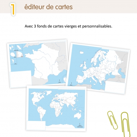 Les cartes interactives de géographie Les cartes interactives de géographie