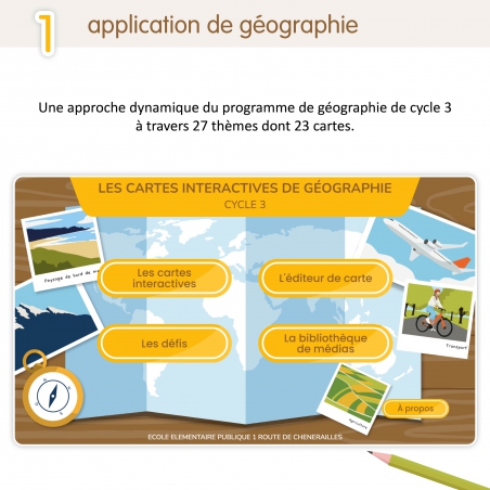Les cartes interactives de géographie Les cartes interactives de géographie