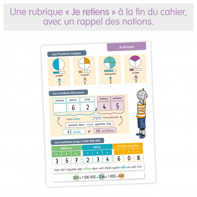Je réussis en numération avec Bout de Gomme • CM1