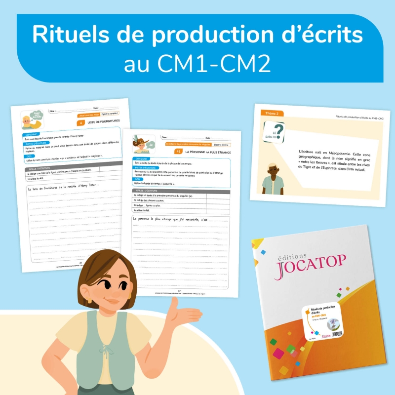 Rituels de production d'écrits au CM1-CM2