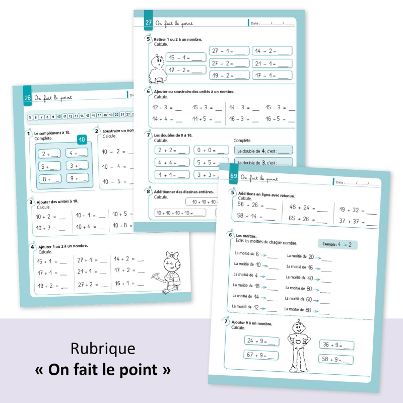 Je réussis mes calculs au CP