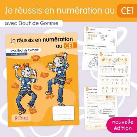 Numération – Mathématiques – niveau CE1 – Cahier d’exercices Bout de Gomme Numération – Mathématiques – niveau CE1 – Cahier d’exercices Bout de Gomme