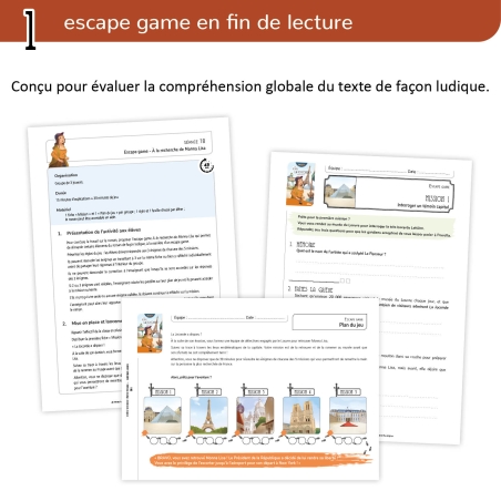 Je suis la Joconde ! - Guide enseignant CM1/CM2| Lecture & compréhension