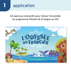 Étude de la langue – Français – CE2 – Application interactive