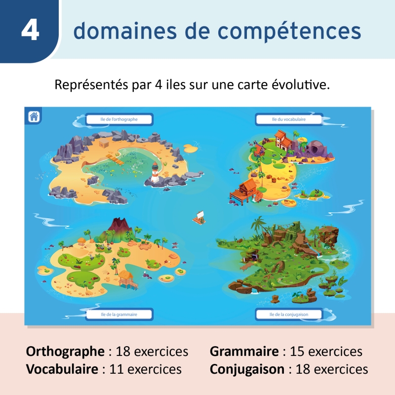 Étude de la langue – Français – CE2 – Application interactive