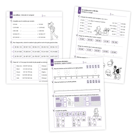 Numération et nombres – Mathématiques CM2 – Cahier Bout de Gomme – JOCATOP