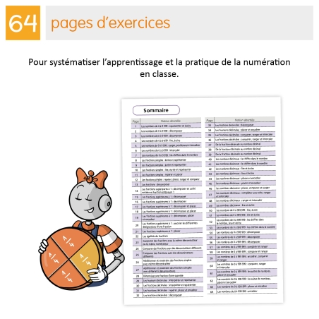 Numération – Mathématiques CM1 – Cahier d’exercices Je réussis en numération avec Bout de Gomme – JOCATOP