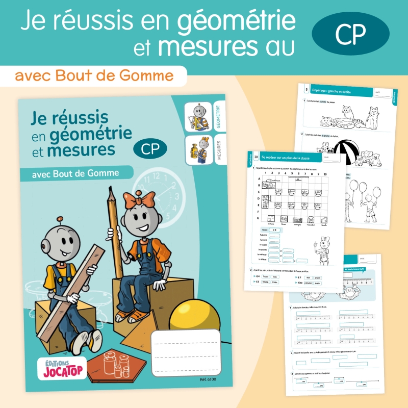 Travailler la Géométrie et les Mesures au CP avec Bout de Gomme
